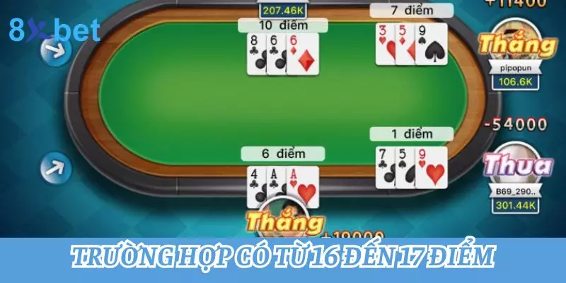 Luật chơi Xì dách - Cập nhật mới nhất về luật và cách chơi 5 Trường hợp có từ 16 đến 17 điểm